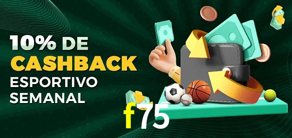 10% de bônus de cashback na f75
